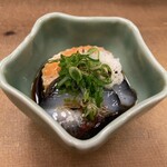 たが和 - ナマコとあん肝のポン酢和え