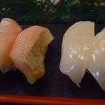 Sushi Ei - ブリ、イカ