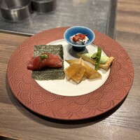 鉄板和食とワイン 萬鉄 - 前菜