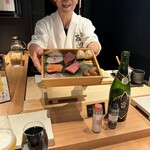 麻布 黒しゃり - 