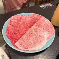 たか福 名古屋JRセントラルタワーズ店  - 招福すき焼き…二種盛り