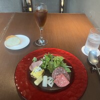 RISTORANTE Orobianco - 前菜盛合せ&ウーロン茶