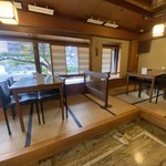 六盛　スフレ・カフェコーナー茶庭 - 