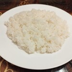 アナム本格インド料理 - ライス550円