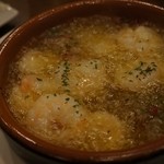 barco - エビのアヒージョ。