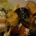 barco - 野菜もナス、カボチャ、レタス、シメジ等色とりどり。