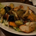 barco - 彩り野菜と鳥肉のフリット。