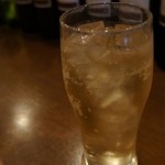 barco - 相方は疲れすぎたため、アルコール抜き。ジンジャーエール。