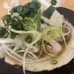 たき火炉端 雨やどり - ホッキバター醤油焼き