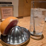 鳥megu - 生グレープフルーツサワー（700円）