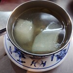 方家鶏肉飯 - 蛤と冬瓜のスープ