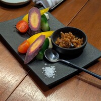 島おでん MIKE 神戸店 - 本日の鳥野菜　かわばた味噌添え