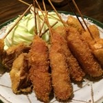 Japanese Dining ゑびすダイニング - 串揚げ・・・一本100円は魅力的ですよ!!