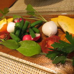 ファニエンテ - 【再訪5】彩鮮やかなお野菜とモッツァレラチーズ