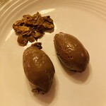 ビストロ ダ アンジュ - デザートはチョコレートムースを選択(自分は2個)