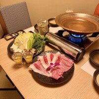 先斗町しゃぶしゃぶすき焼き きらく - 