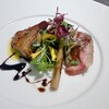 S kashiwa - 鴨　フォアグラのポアレ＆牛蒡のプレゼ