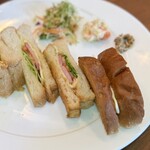 ベルティエ - ■ベーコンチーズサンド ￥850