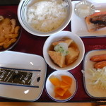 福島鎌田食堂 - 焼き魚定食＋１品（６５８円）