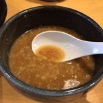 つけ麺 雀 - スープ割は薄めすぎに注意