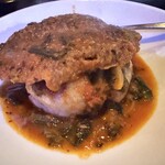 エソギエ - ティラピア&ほうれん草のシチューとアカア1540円（税込）