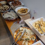 おかやま晴れの国食堂 - ビュッフェコーナー