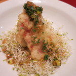 中国彩膳 にじょう - 金目と帆立の四川香味ソース