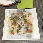 Mr.Porcino - ヒラメのカルパッチョ