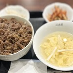三幸園 - ランチ　大盛焼肉丼