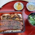 うな長 - うな重　梅　きも焼きも乗せました