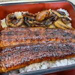 うな長 - うな重　梅　きも焼きも乗せました