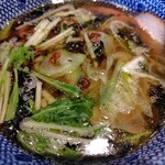 麺家 たけ田 - つけ汁アップ
