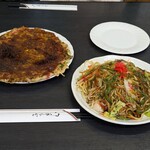 いわ瀬 - フライ＆焼きそばランチ♪