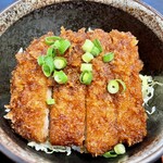 そば処 萬乃助 - ソースかつ丼のアップ