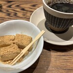 和食・酒 えん - わらび餅とコーヒー