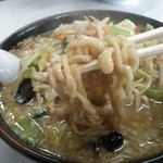福来亭 - 味噌ラーメンの麺