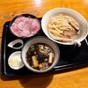 そば善 - 鴨汁中華昆布水つけ麺
ミニローストビーフ丼セット　1,980円