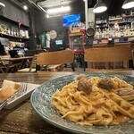 Bistro on outdoor nature - 