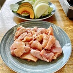 つむぎ食堂 - つむぎ定食・一人前　(ご飯、ほうれん草スープ付)
