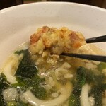 うどん居酒屋 江戸堀 - 柔らかくして食べるもよし
