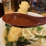 うどん居酒屋 江戸堀 - 関西風の出汁です