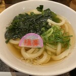 うどん居酒屋 江戸堀 - 竹鶏天わかめうどん