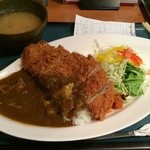 キッチンジロー - ポークかつ＆特選ポークカレー、９４０円