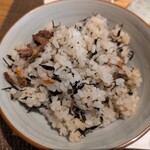 座 - 「ひじきご飯」