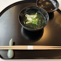 正月屋吉兆 新宿伊勢丹 - 白魚若布椀