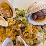 ベジバル チバットリア - 白ハマグリと我孫子野菜のカラスミリゾット✨