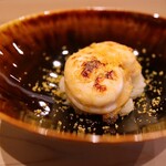 松寿司 - 河豚白子焼き