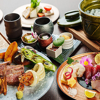 宮城が誇る仙台牛をはじめ東北の旨いものを炭料理で愉しむ