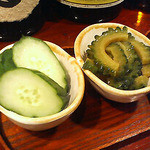 スリール - きゅうりのおつけもの＆ゴーヤきんぴら