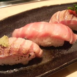 神田江戸ッ子寿司 - トロ三種
